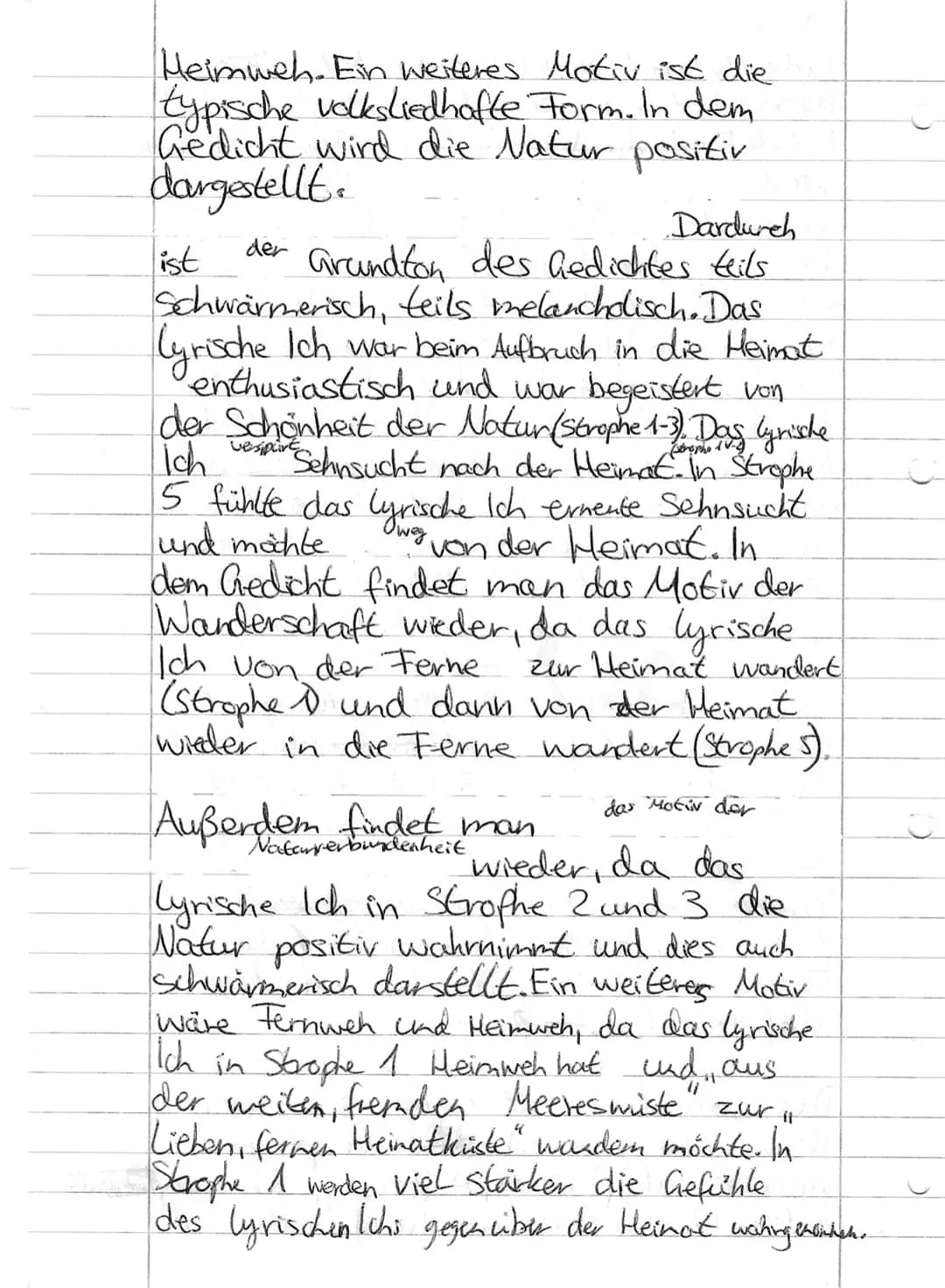 Das Gedicht Wandel der Sehnsucht" von.
Wikolaus Lenau stannt aus dem Jahr 1832
lund
beschäftigt sich mit dem
Zusammenspiel von Fernweh und H