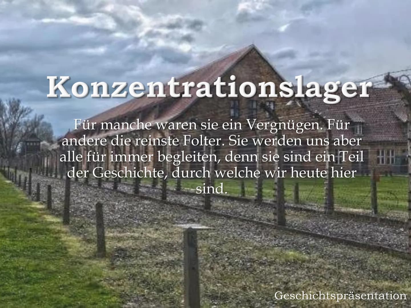 Geschichte
Referate: Konzentrationslager
Gliederung:
1. Die Entstehung der ersten Konzentrationslager
- Was waren Konzentrationslager?
- Wer