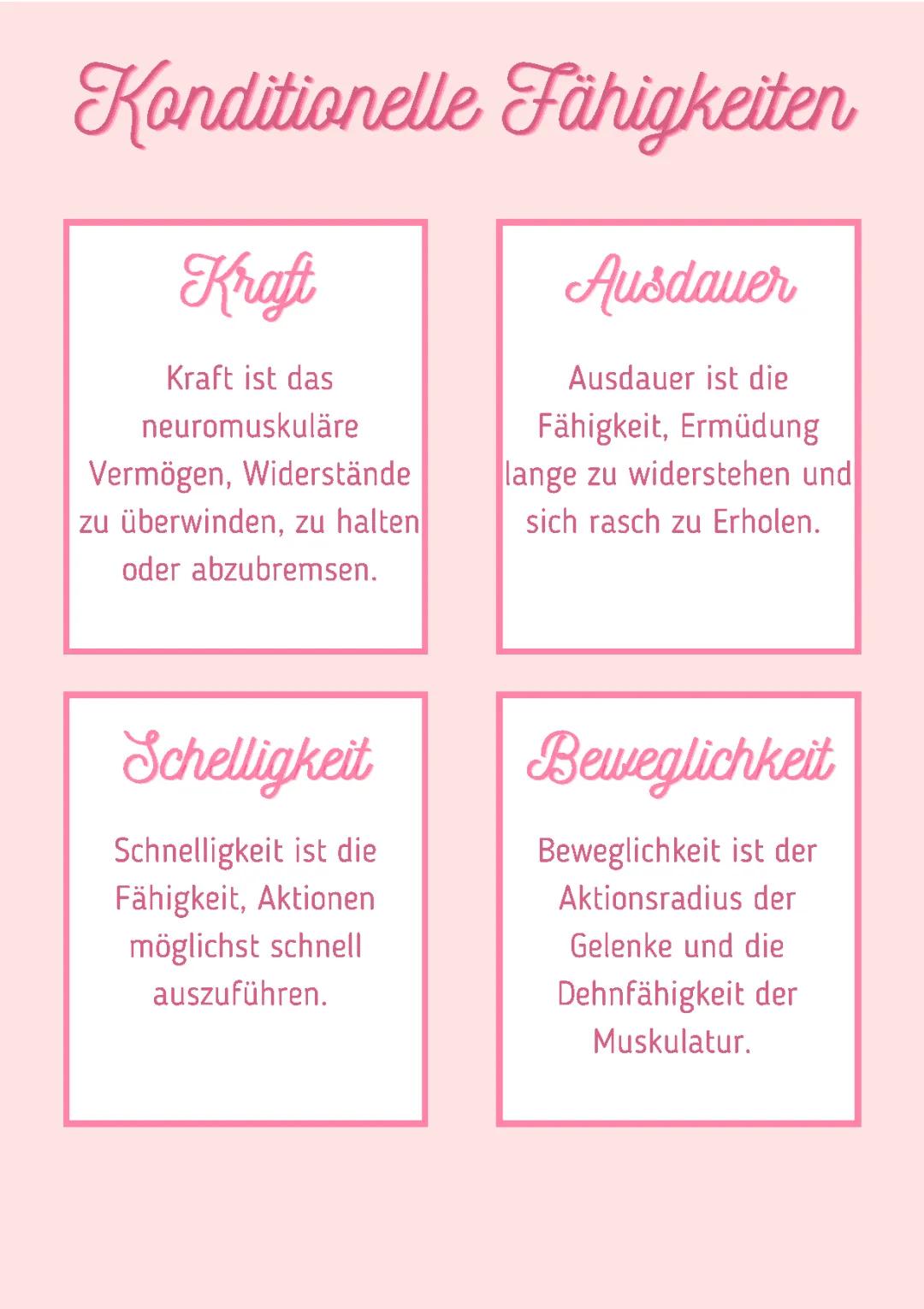 Konditionelle und Koordinative Fähigkeiten - Definition, Übungen & Beispiele im Sport