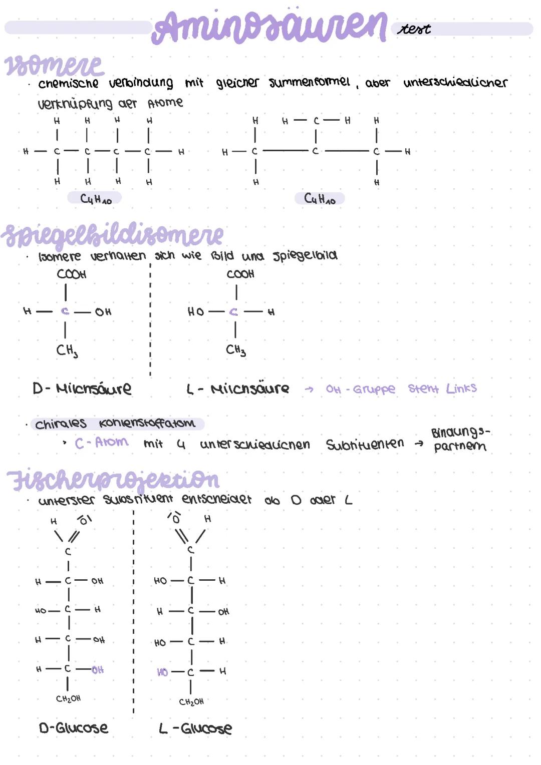 Proteine und Aminosäuren