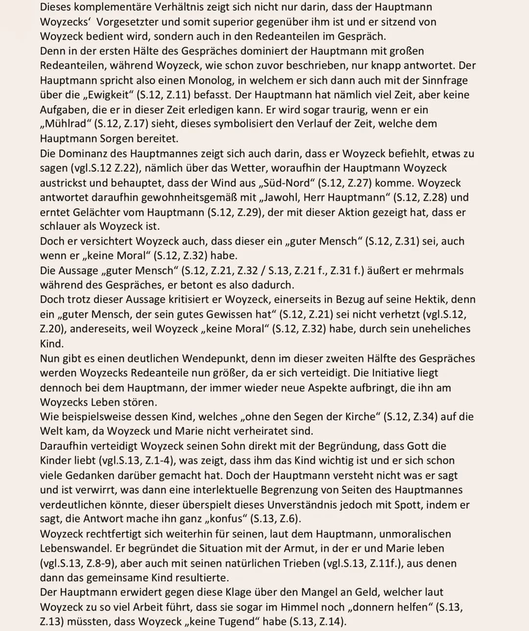 Analyse Szene 5 (Der Hauptmann. Woyzeck)
In dem sozialen Drama ,,Woyzeck“ aus dem Jahr 1836 von Georg Büchner (1813-1837)
wird die Armut der