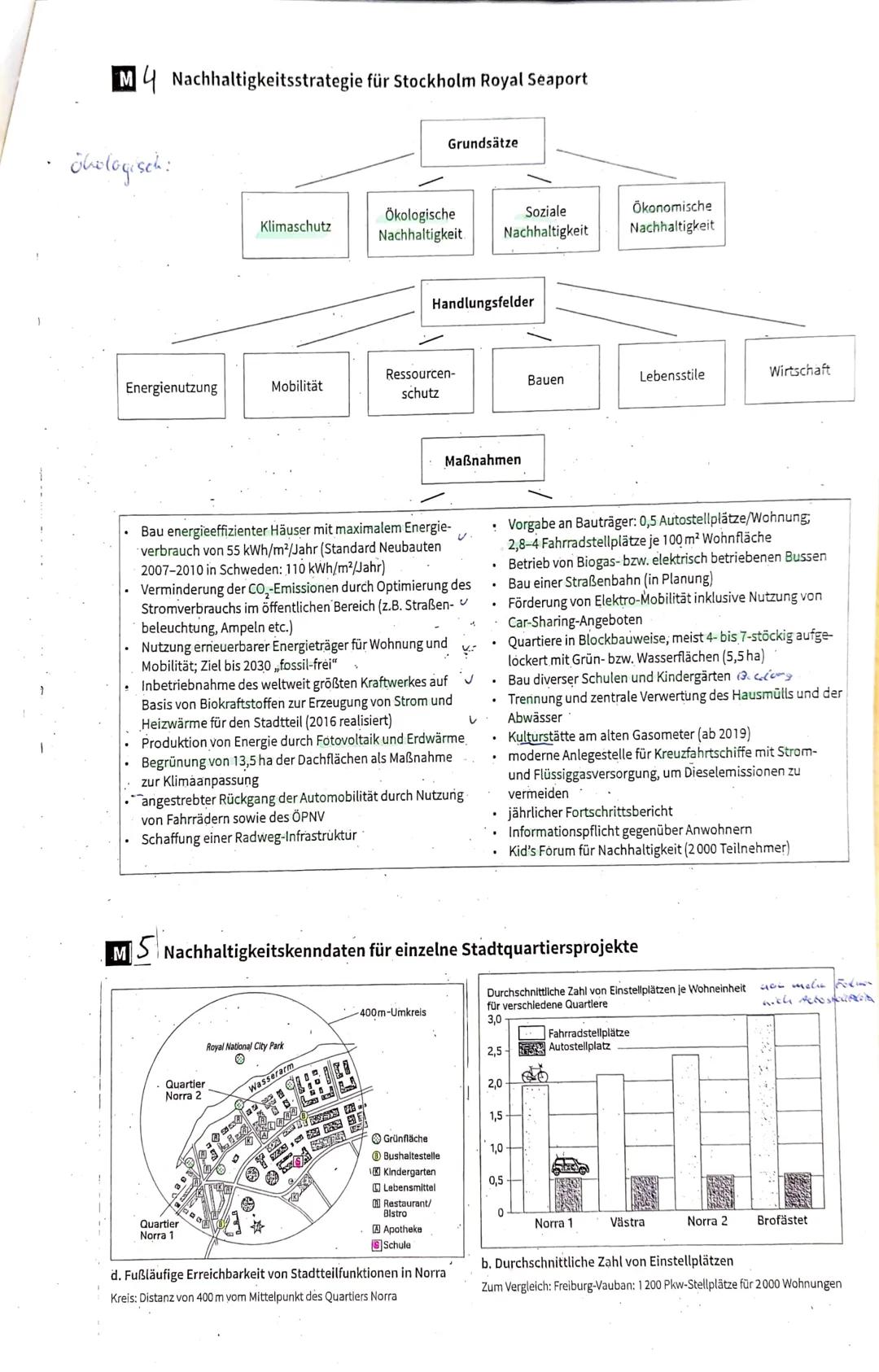 Erwartungshorizont Stockholm
Aufgabe 1: Lokalisieren Sie den Stadtteil Royal Seaport und beschreiben Sie die
Planungen für das Stadtentwickl