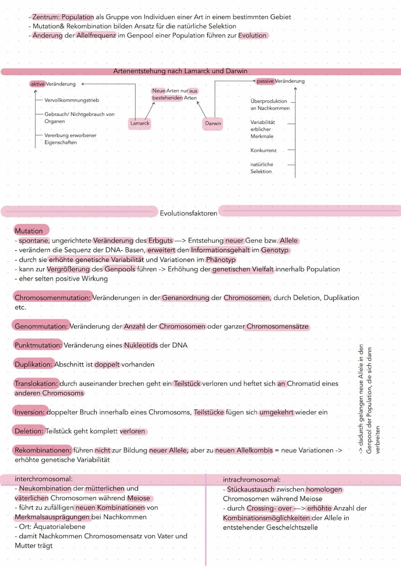 Evolutionstheorien
Jean Baptiste de Lamarck
Erste in sich widerspruchsfreie Evolutionstheorie -> nach heutigem Wissensstand jedoch widerlegt