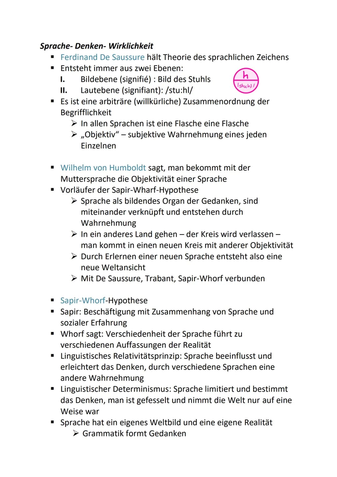 Deutsch Lk - Vorbereitung Abi 23
Inhaltsfeld Sprache
Spracherwerbsmodelle und -theorien
Phylogenese - wie lernt der Mensch die Sprache bzw. 