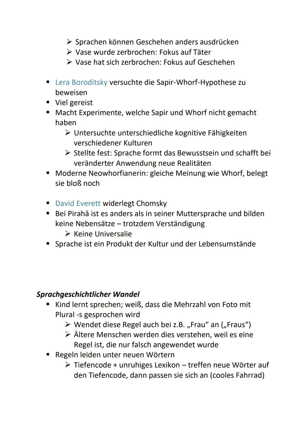 Deutsch Lk - Vorbereitung Abi 23
Inhaltsfeld Sprache
Spracherwerbsmodelle und -theorien
Phylogenese - wie lernt der Mensch die Sprache bzw. 