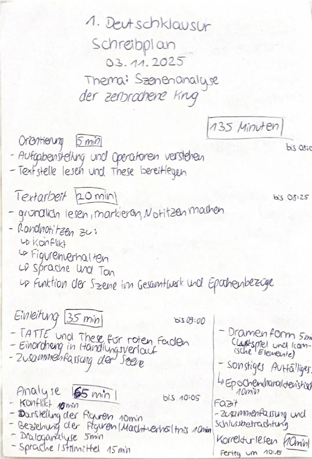 Probeklausur
Deutsch Grundkurs

Textsorte
Titel
Altor
Entstehungs jahr
Thema der Textstelle

Thema des Dramas.

Thema: Seenenanalyse Lektore