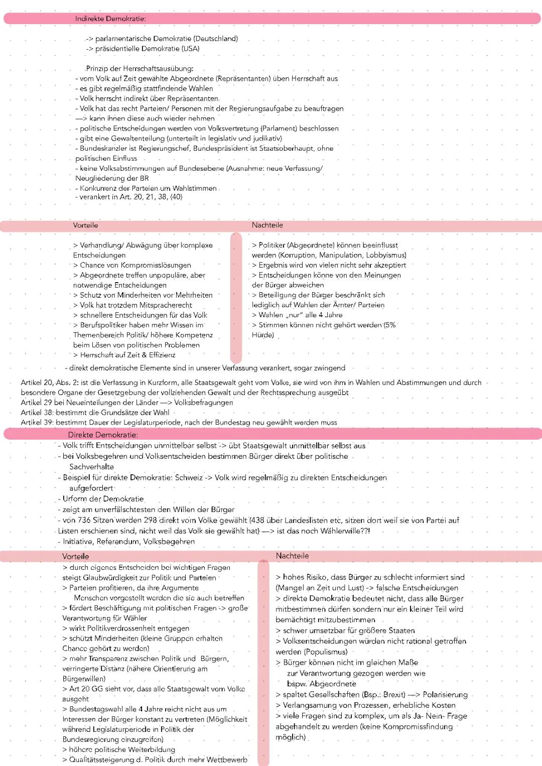 (In-)direkte Demokratie