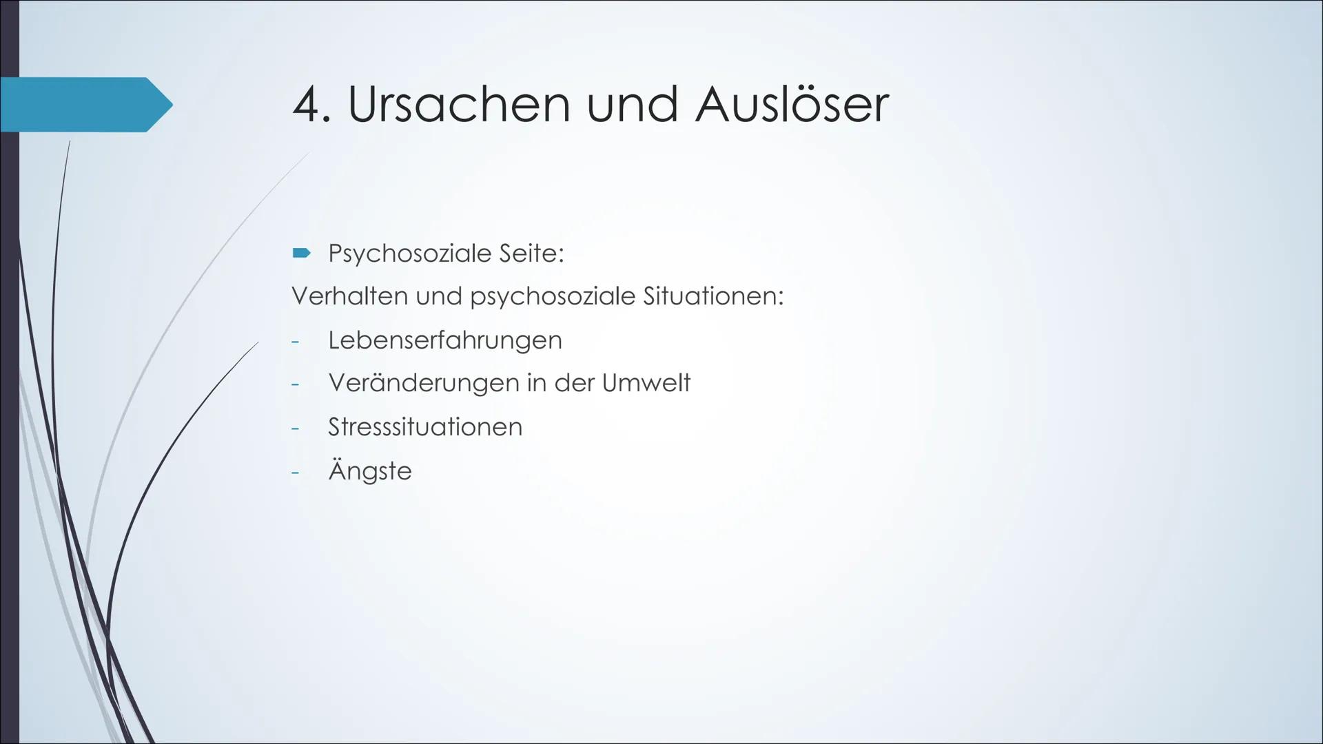 Depressionen Was ist eine Depression?:
●
Symptome:
Hauptsymptome:
●
Körperliche Symptome:
•
Ist eine krankhafte psychische Störung, die mit 