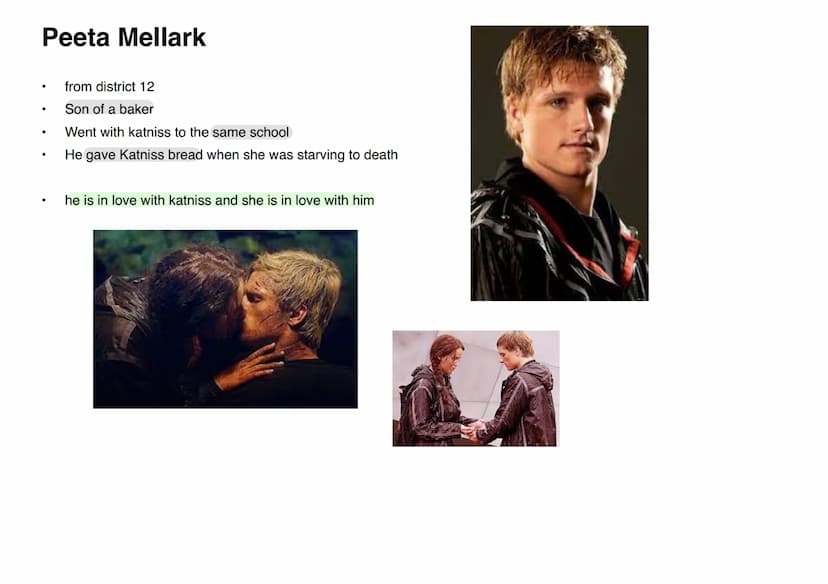 The Hunger Games /lecture 1
●
a trilogy of books and there are also films
1.
Part 1 ,The Hunger Games" -> we read this book in class
2. Part