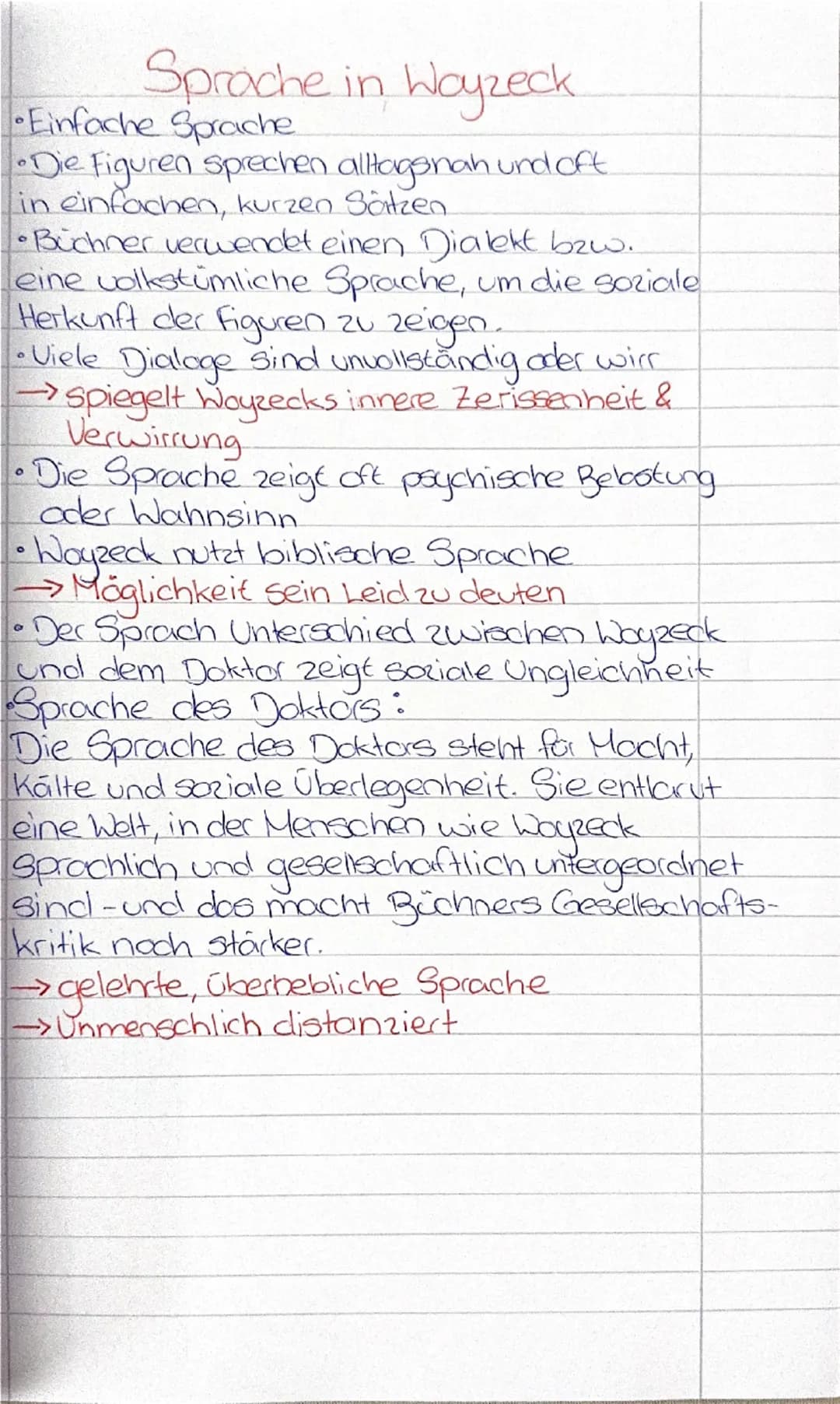 # Woyzeck

- Soldat und Gelegenheitsarbeiter der untersten Stufe des Bewusstseins
- Machtlos, er lässt alles über sich ergehen
- Panische Be