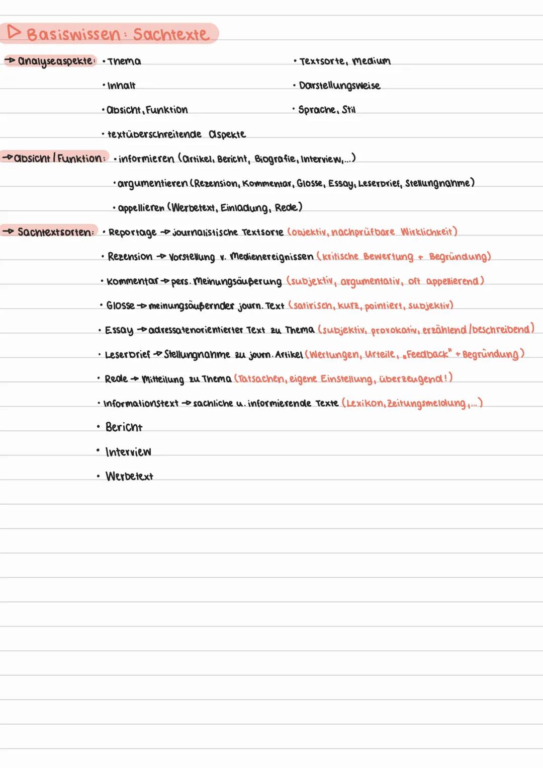 # FRÖRTERUNG PRAGmatischer text

▷2 Teile a) Sachtextanalyse

b) auseinandersetzung m. Position, Sichtweise u. Argumentation des Verfassers 