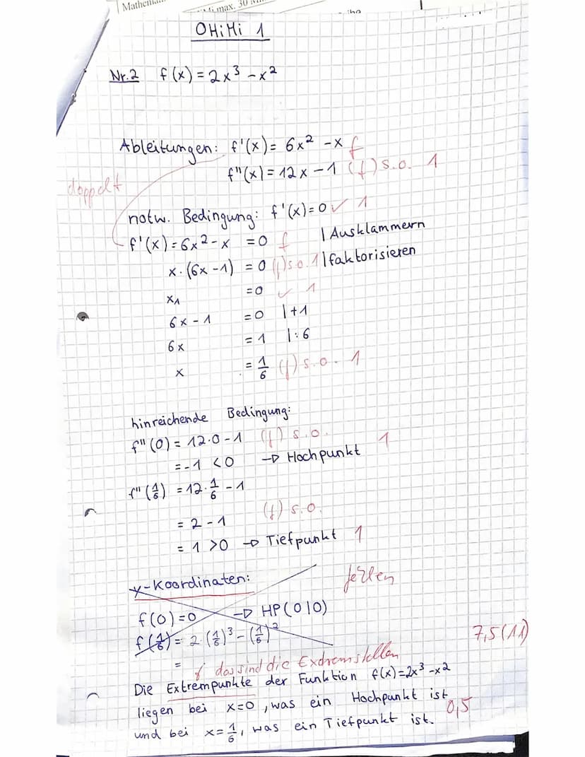 BBZ Rendsburg-
Eckernförde
Schuhmacher
Name:
& №.
Mathematik
01
Klassenarbeit 1 OHiMi max. 30 Minuten
Aufgabe 1: Ordnen Sie die Graphen der 