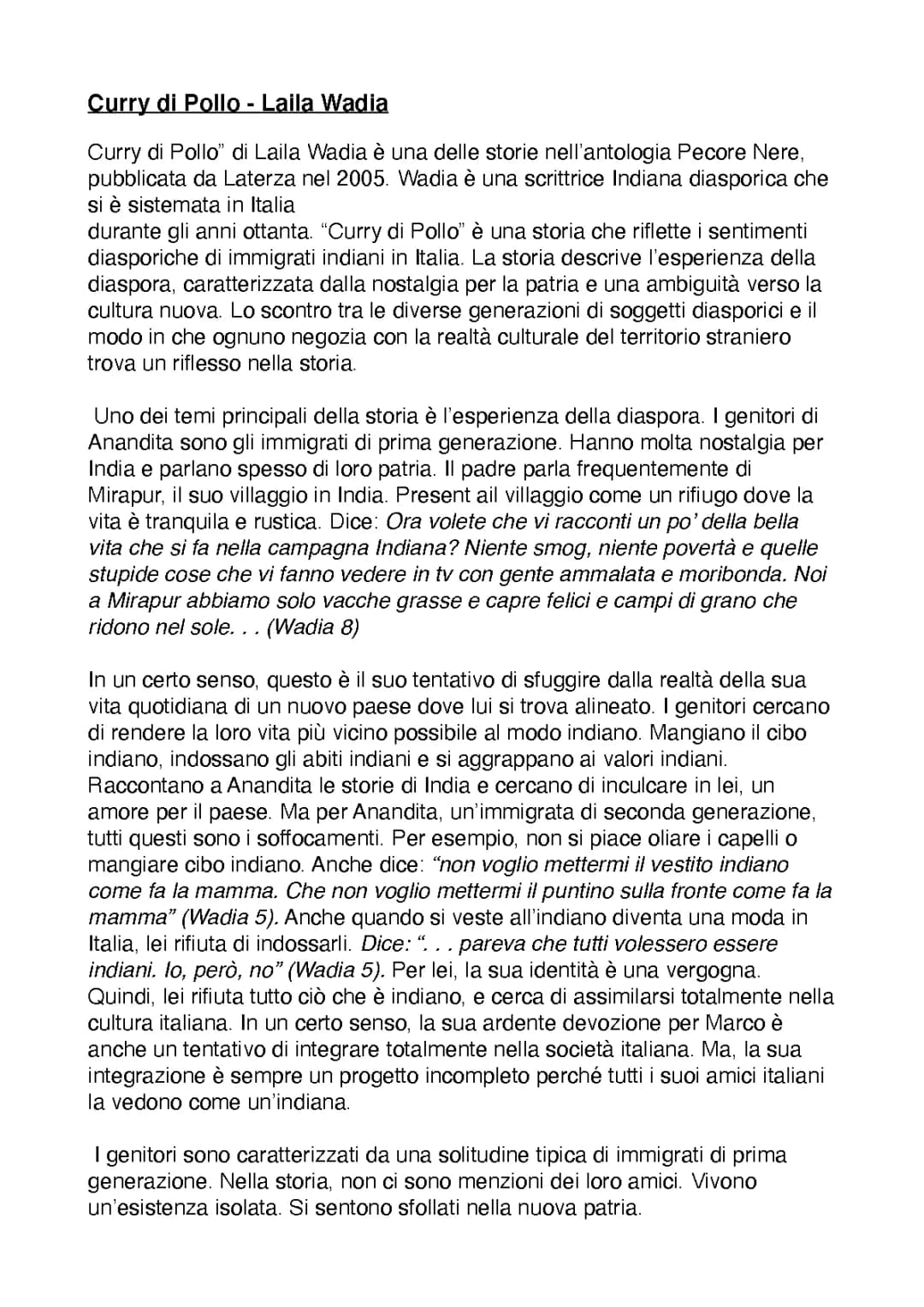 Curry di Pollo: Scopri il Libro di Laila Wadia e la Vita degli Immigrati Indiani in Italia