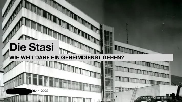 Know Stasi / Staatssicherheit der DDR / MfS thumbnail