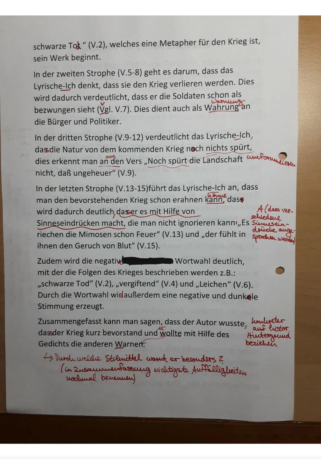 Fritz Brügel (1935
Ahnung
Von Blut und Rauch schmeckt bitter meine Zunge, a
che der schwarze Tod sein Werk beginnt,
ch' jeder Atemzug noch i