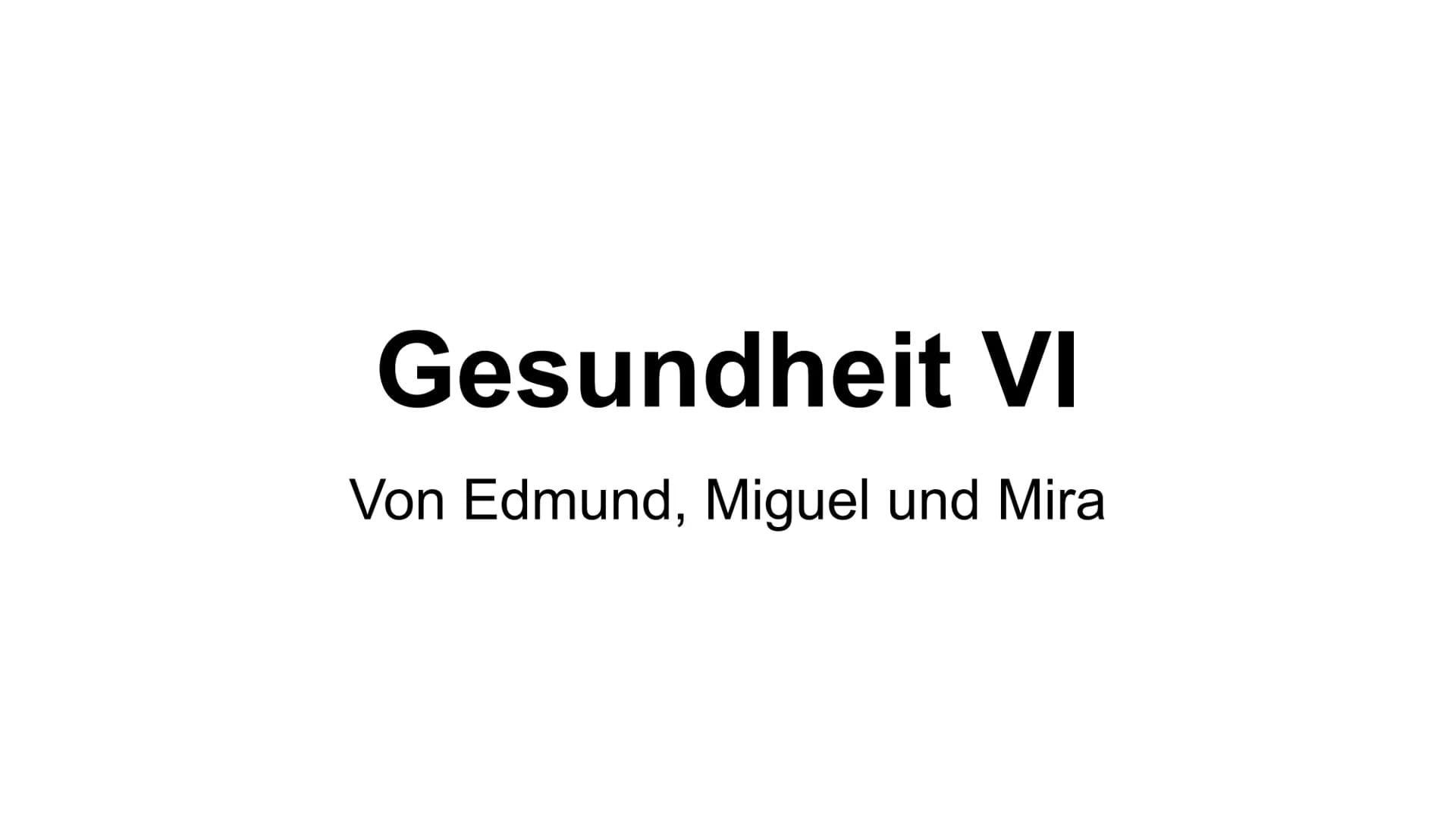 Gesundheit VI
Von Edmund, Miguel und Mira Inhaltsverzeichnis
Lektion 21: Gesundheitsbegriff
Risikofaktorenmodell
Salutogenesemodell
SAR-Mode