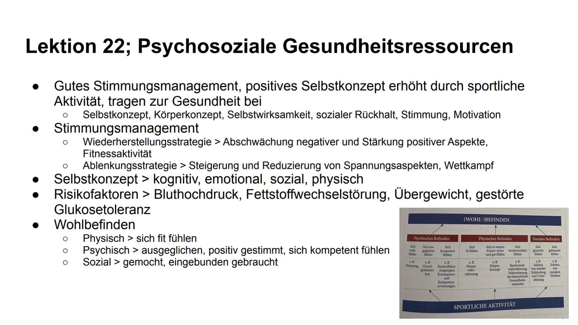 Gesundheit VI
Von Edmund, Miguel und Mira Inhaltsverzeichnis
Lektion 21: Gesundheitsbegriff
Risikofaktorenmodell
Salutogenesemodell
SAR-Mode