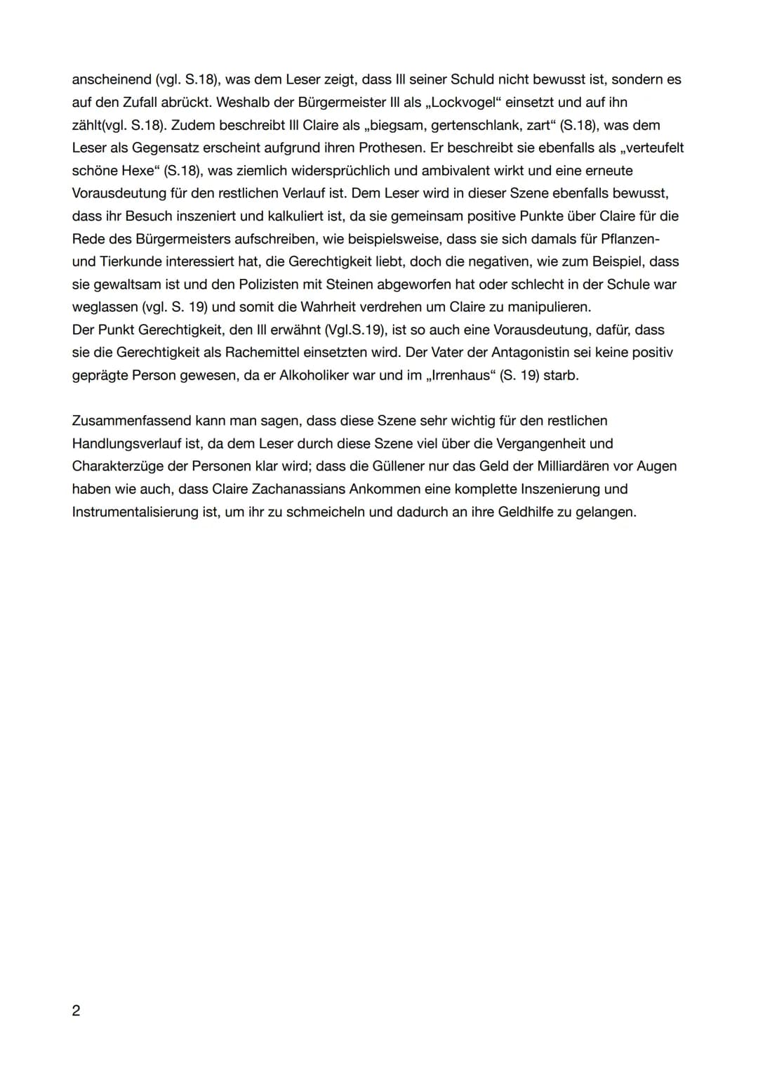 Szenenanalyse (S.17-19)
Katharina Bobov, Deutsch
In dem Alltag eines jeden erlebt man des öfteren Schmeicheleien und Heuchelei. Nicht jeder
