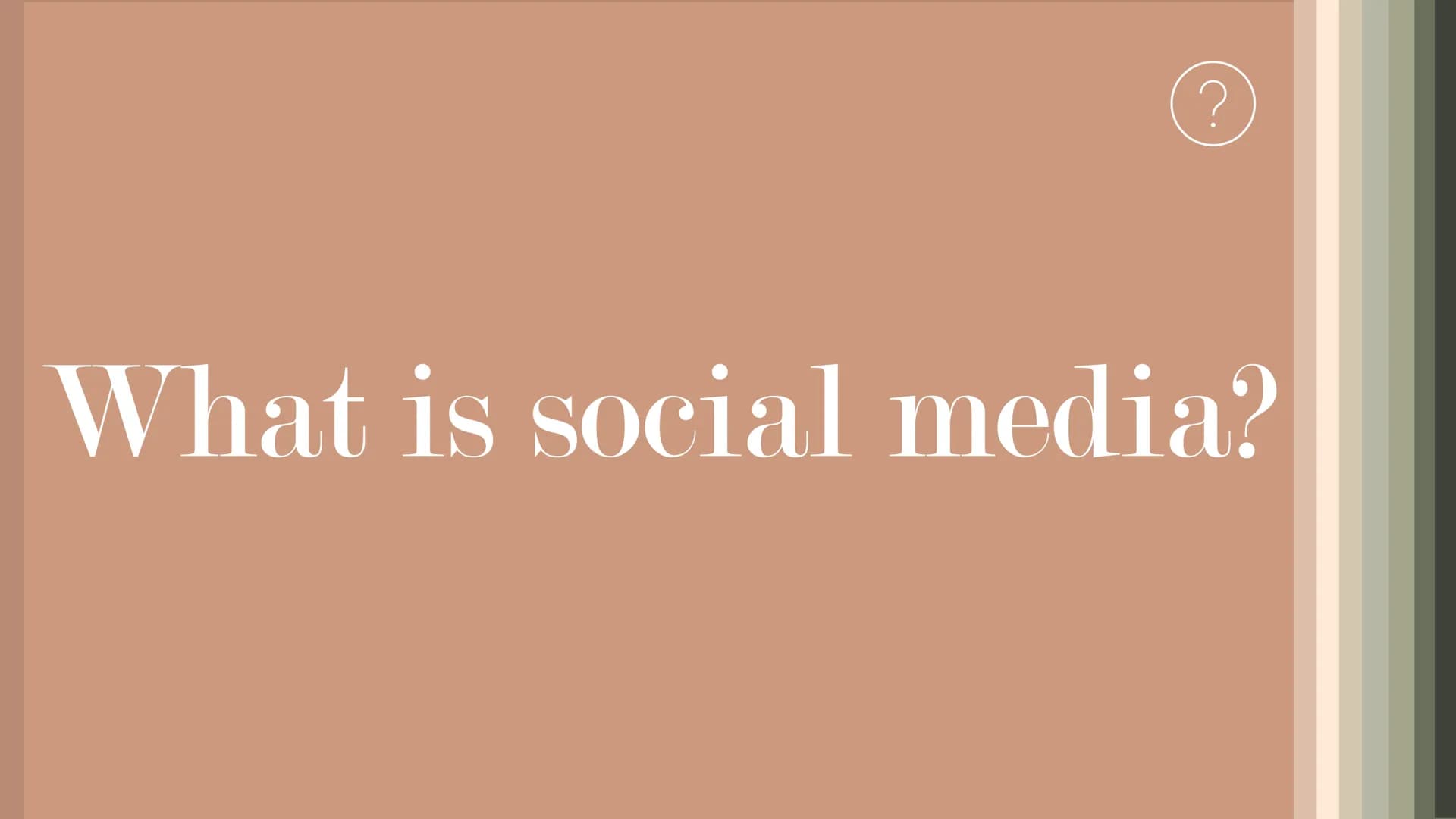 THE HUMAN PSYCHE
AND SOCIAL MEDIA -
HOW SOCIAL MEDIA
IMPACTS OUR LIVES STRUCTURE
What is social media?
• Social Media in numbers
Buying beha