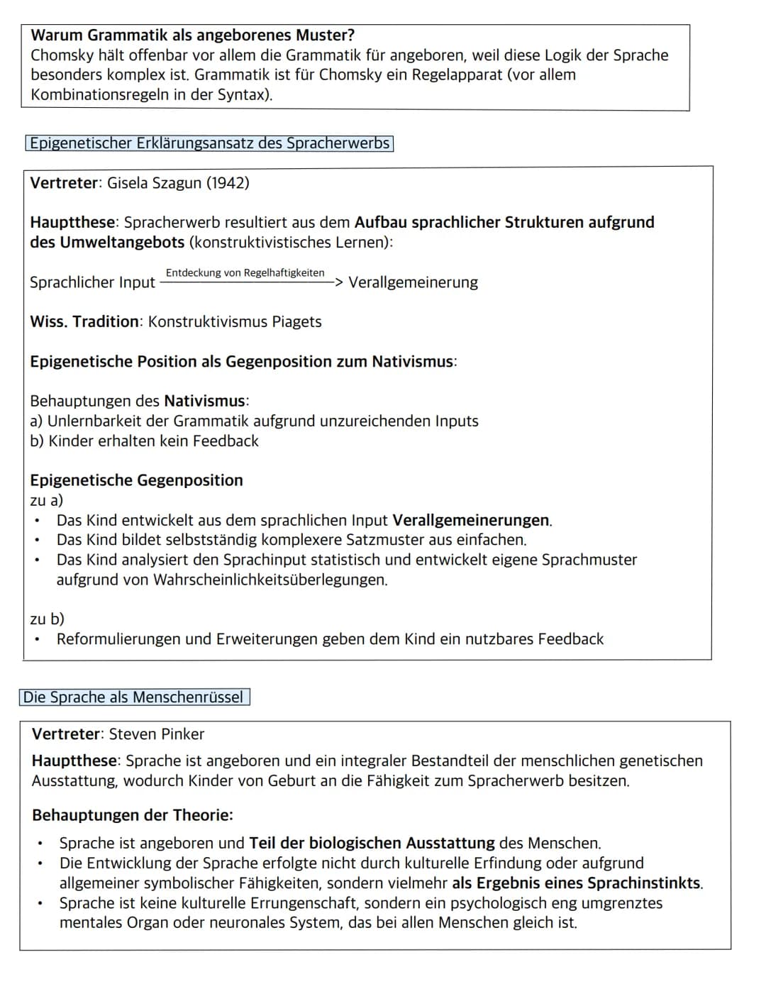 Какдан
Klausur Nr. 1
Spracherwerb
Die Hauptaufgabe eines Sachtextes ist es, Informationen über ein bestimmtes Thema zu
vermitteln. Der Sacht