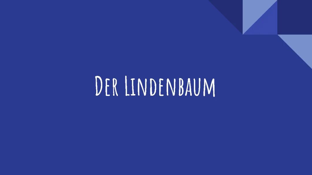 Der Lindenbaum: Gedichtanalyse und mehr über Schubert