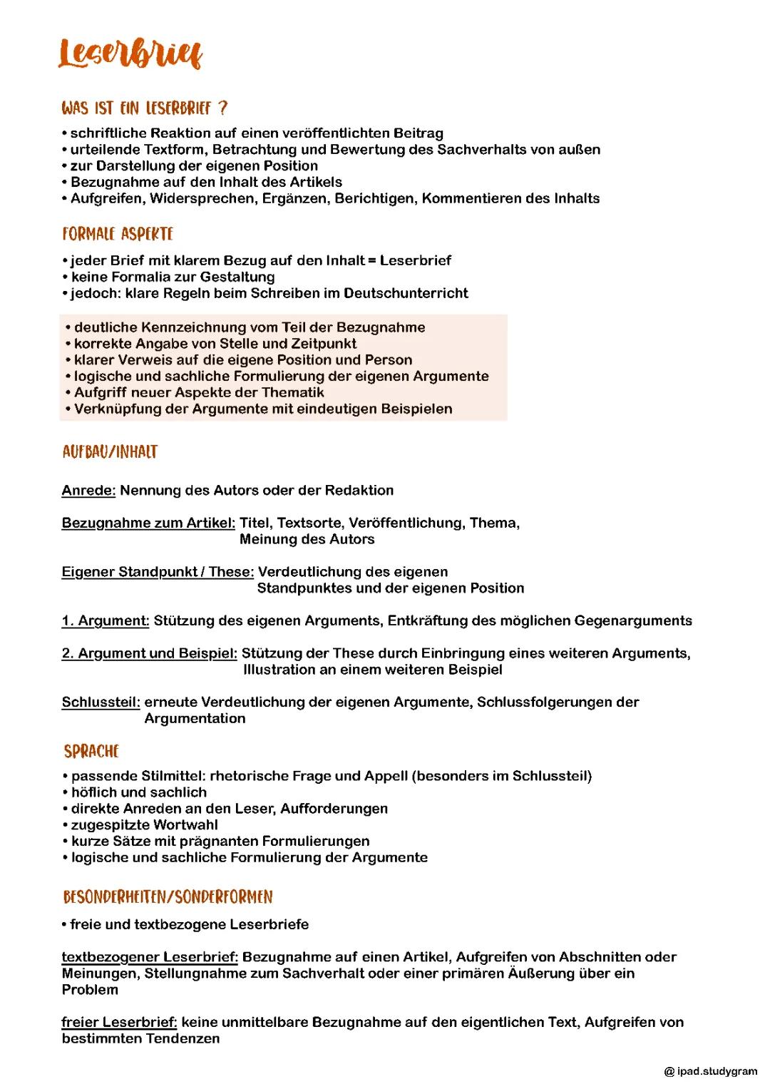 Leserbrief
