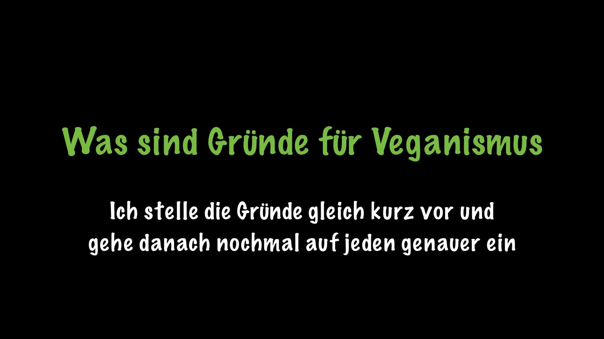 Herzlich willkommen zu meinem
Referat über Veganismus Gliederung
* Was ist Veganismus
* Was sind die Gründe
* Gesundheitliche Nachteile
* Ge