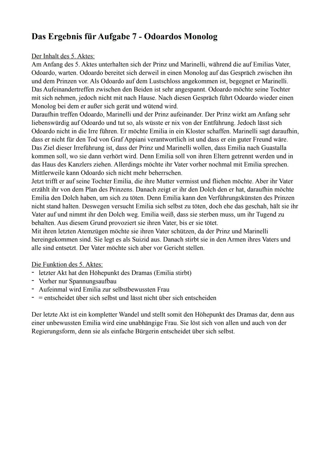 Klasse 11
Arbeitsmappe über
,,Emilia Galotti"
Gotthold Ephraim Lessing
Gotthold Ephraim Lessing
Emely Goebel
21. Februar 2022
Die letzte Sze