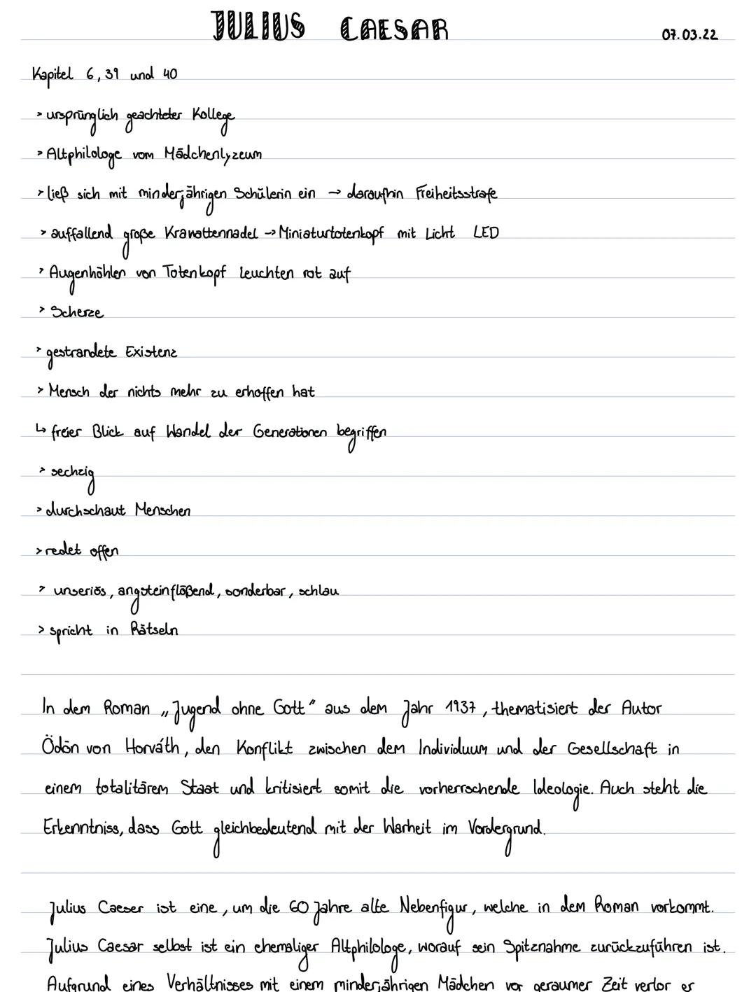 JULIUS CAESAR
Kapitel 6,39 und 40
>
- ursprünglich geachteter Kollege
> Altphilologe
> ließ sich mit minderjährigen
daraufhin Freiheitsstraf