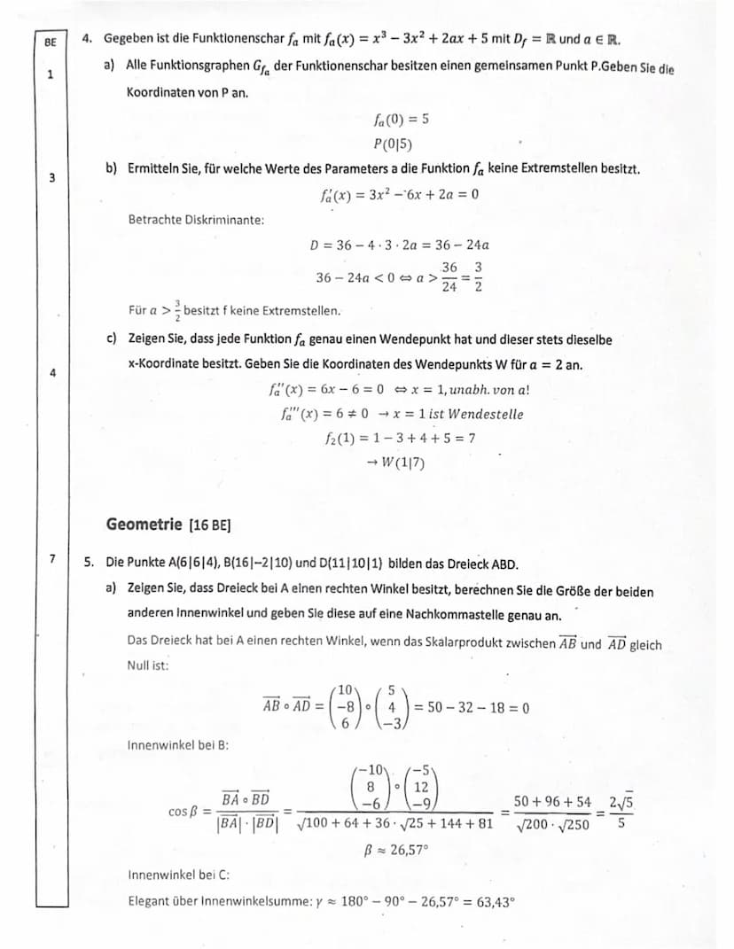 BE
5
2
ERWARTUNGSHORIZONT
Analysis [33 BE]
1. Bestimmen Sie die Ableitung folgender Funktionen.
[Der Term der Ableitung muss nicht vereinfac