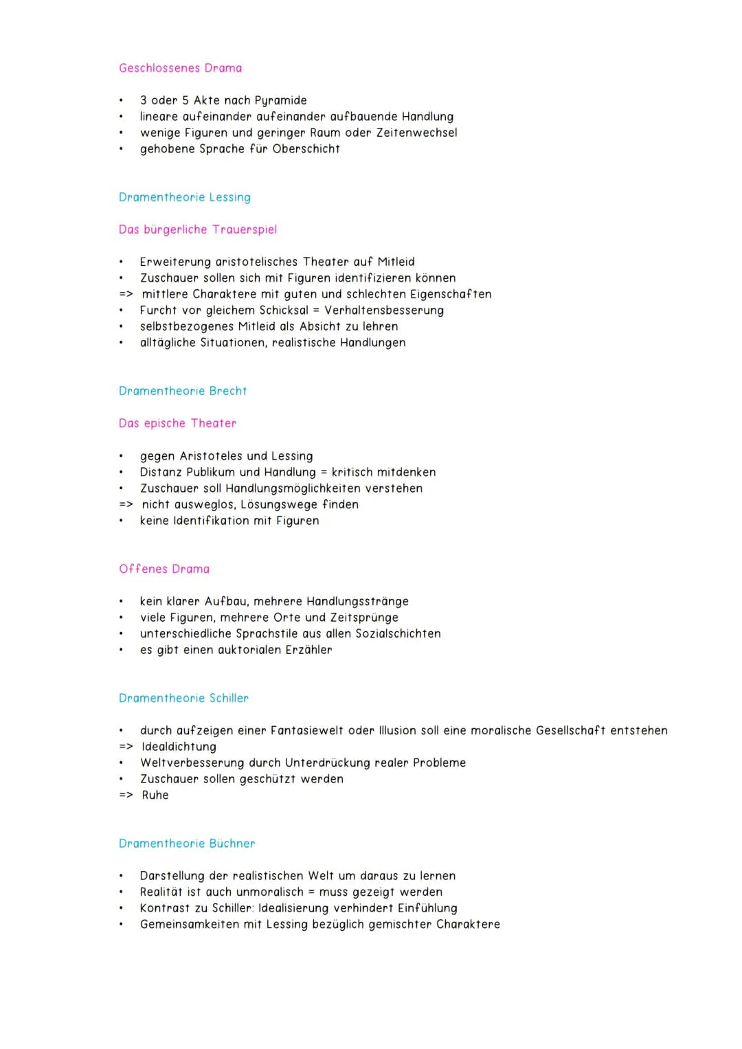 Poetologische Konzepte
Definition.
kritische Auseinandersetzung mit charakteristischen Merkmalen eines Dramas Theaterstück
Dramentheorie Ari