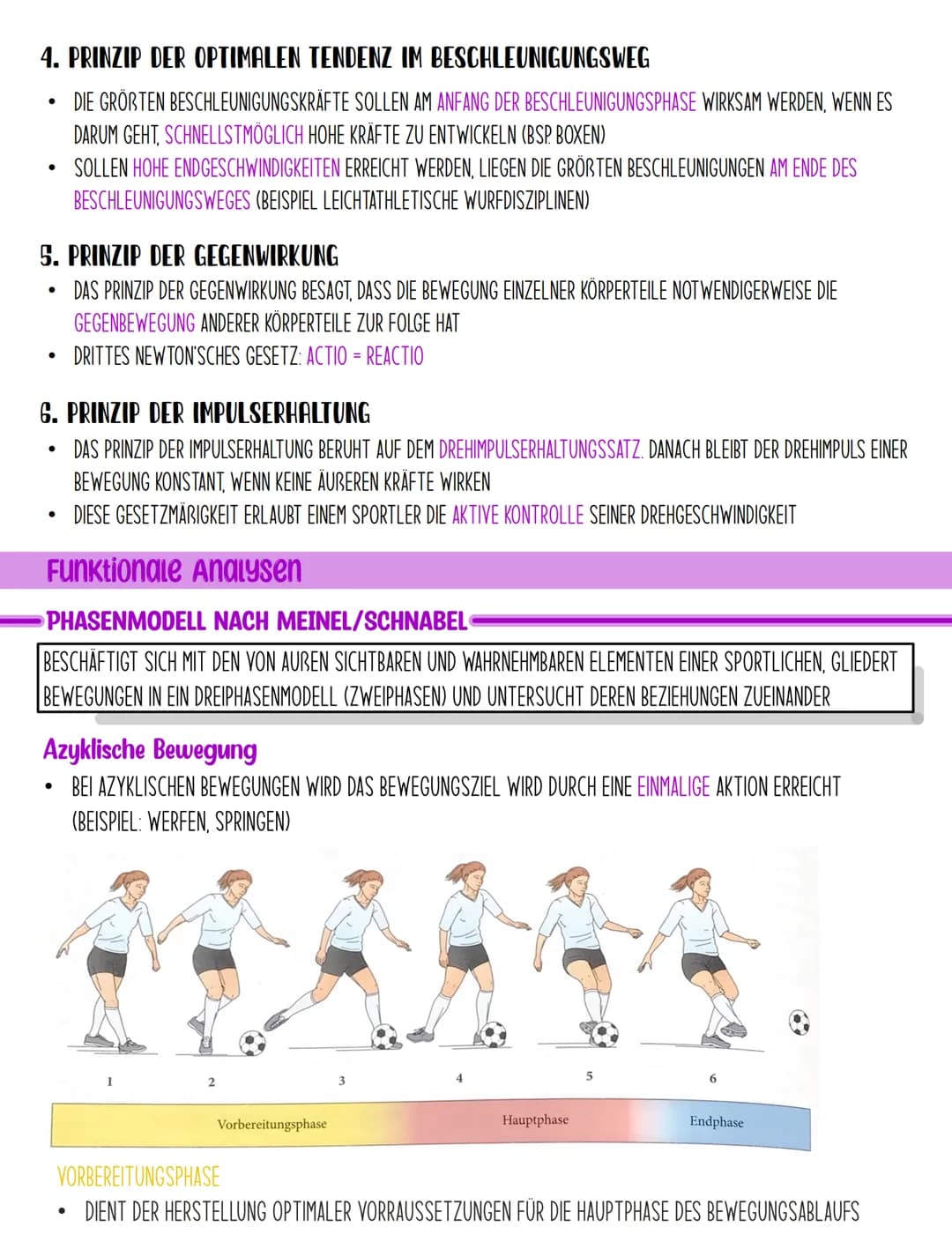 BIOMECHANISCHE PRINZIPIEN
AUSNUTZUNG DER MECHANISCHEN GESETZMÄRIGKEITEN FÜR SPORTLICHE LEISTUNGSOPTIMIERUNG UND TECHNIKVERBESSERUNG
SPORT Q3