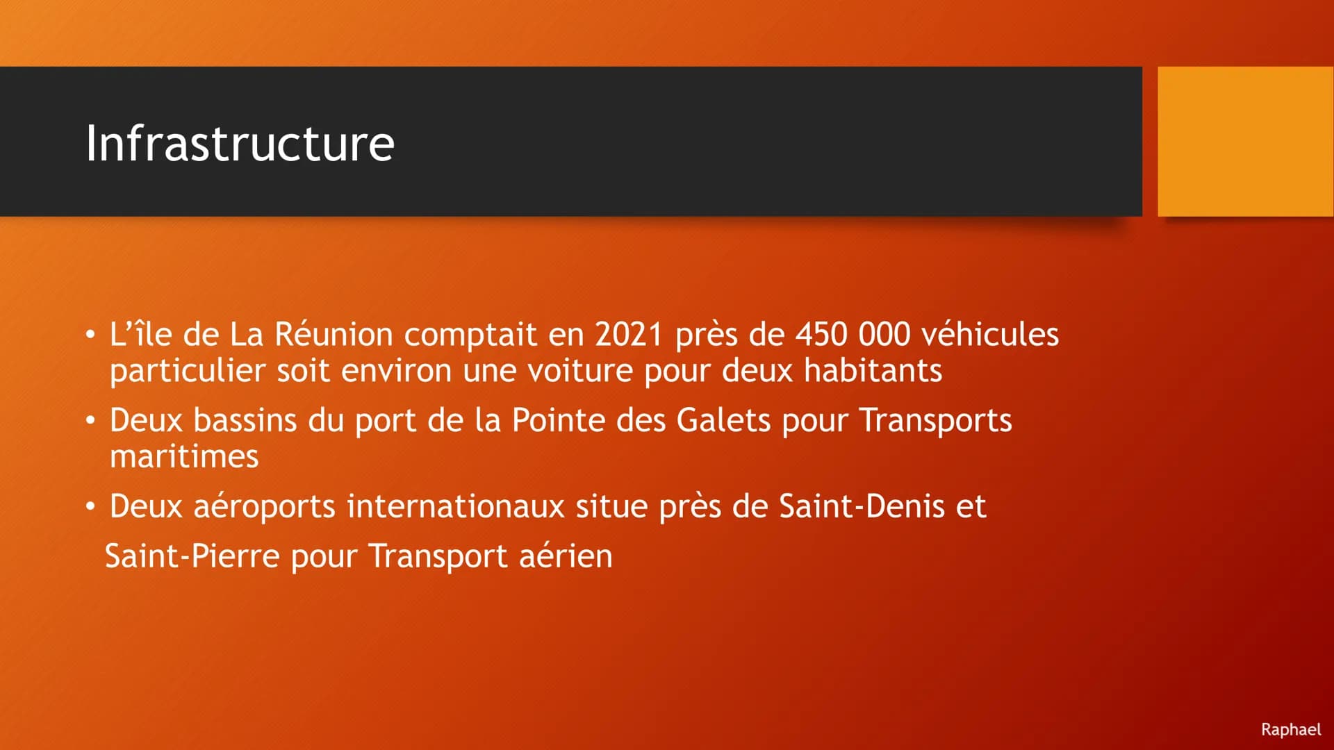 La Réunion
Département et région d'outre-mer Français situé dans l'Ouest de l'océan Indien
Fabian Heinz, Raphael Bleiweiß Déclinaison
• Info