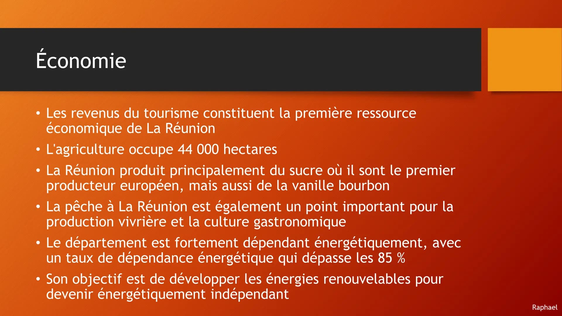 La Réunion
Département et région d'outre-mer Français situé dans l'Ouest de l'océan Indien
Fabian Heinz, Raphael Bleiweiß Déclinaison
• Info