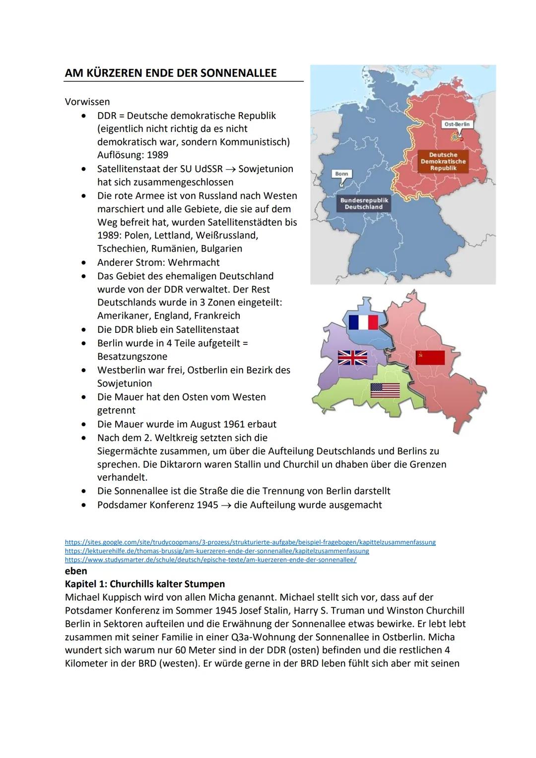 # AM KÜRZEREN ENDE DER SONNENALLEE

Vorwissen

*   DDR = Deutsche demokratische Republik

    (eigentlich nicht richtig da es nicht

    dem