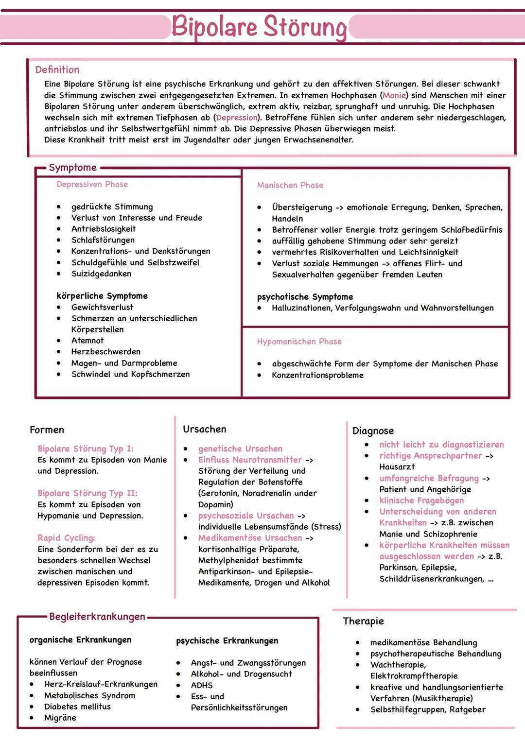 Bipolare Störung