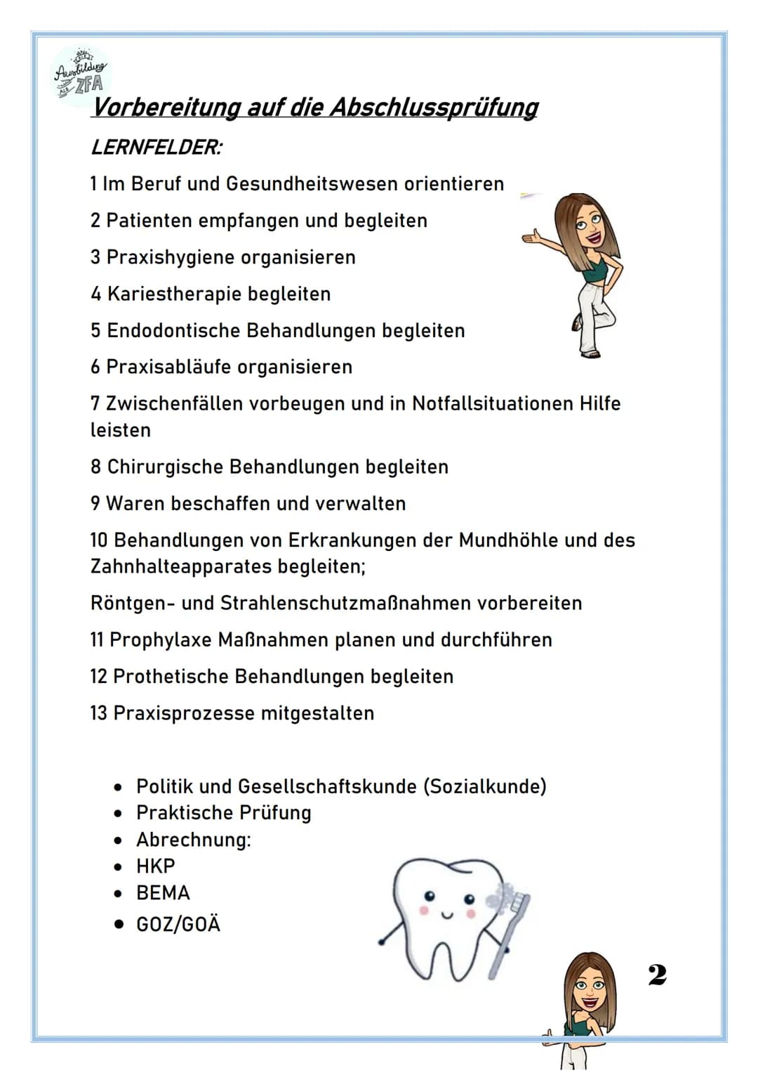 www
Abschlussprüfung
Zusammen schaffen wir die
Abschlussprüfung
Ausbilding
AZFA
ALS Ausbildung
Vorbereitung auf die Abschlussprüfung
LERNFEL
