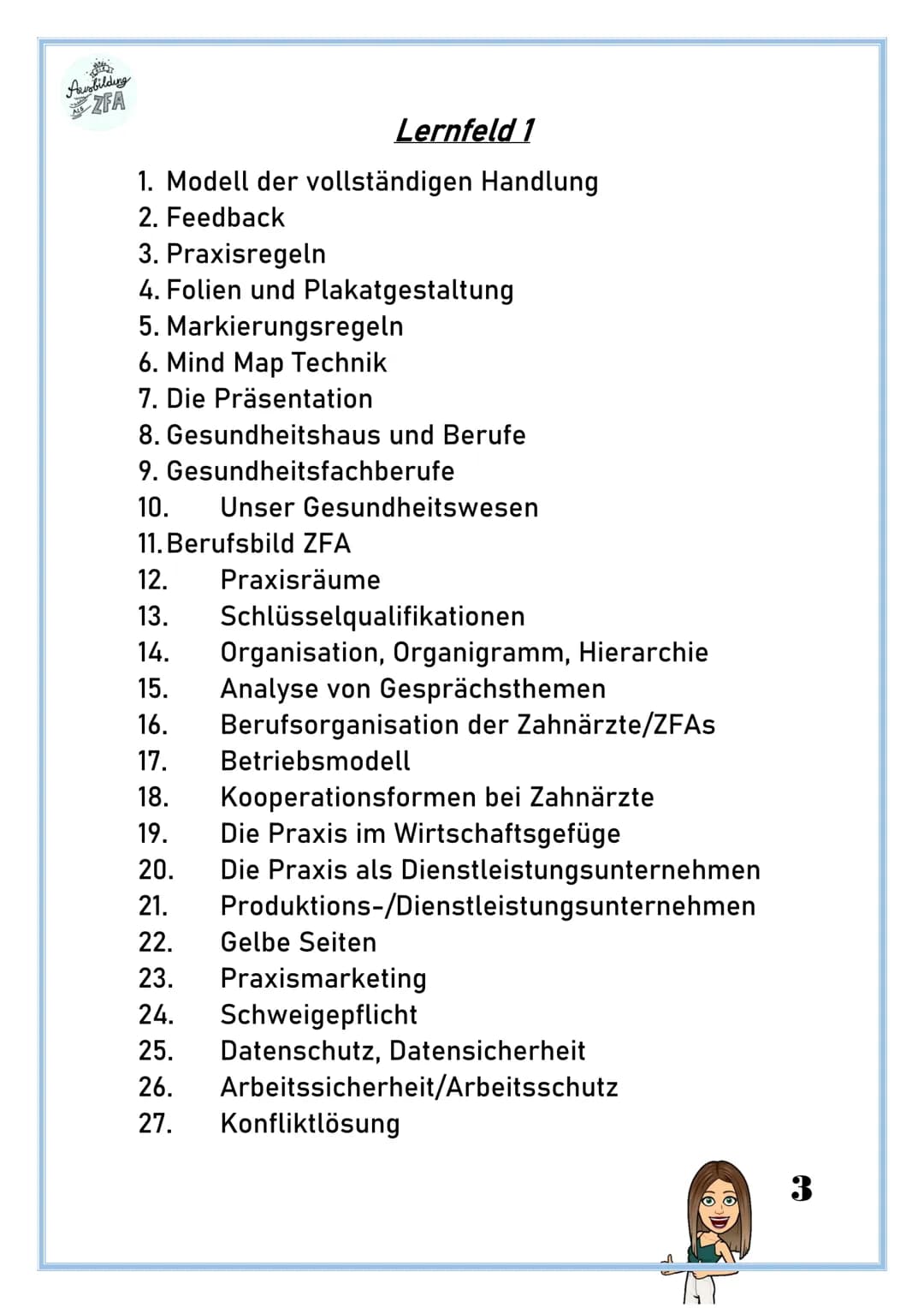 www
Abschlussprüfung
Zusammen schaffen wir die
Abschlussprüfung
Ausbilding
AZFA
ALS Ausbildung
Vorbereitung auf die Abschlussprüfung
LERNFEL