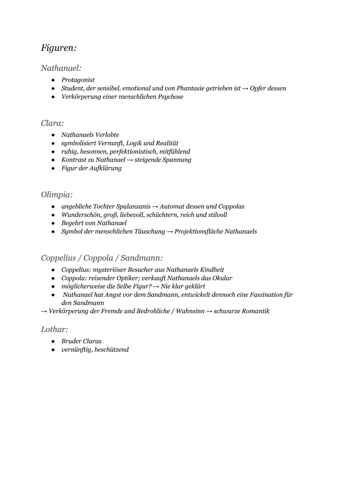 Deutsch Lernzettel:
Zusammenfassung des Kursheftes:
Epochenübersicht:
Aufklärung:
• 1720-1800
• Historischer Hintergrund:
  • Pest
  • 30 Jä