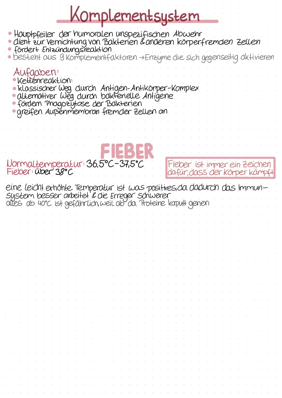 
<p>Das körpereigene Abwehrsystem bekämpft Krankheitserreger wie Viren, Pilze, Bakterien und Protozoen. Es besteht aus 4 Teilsystemen, die m