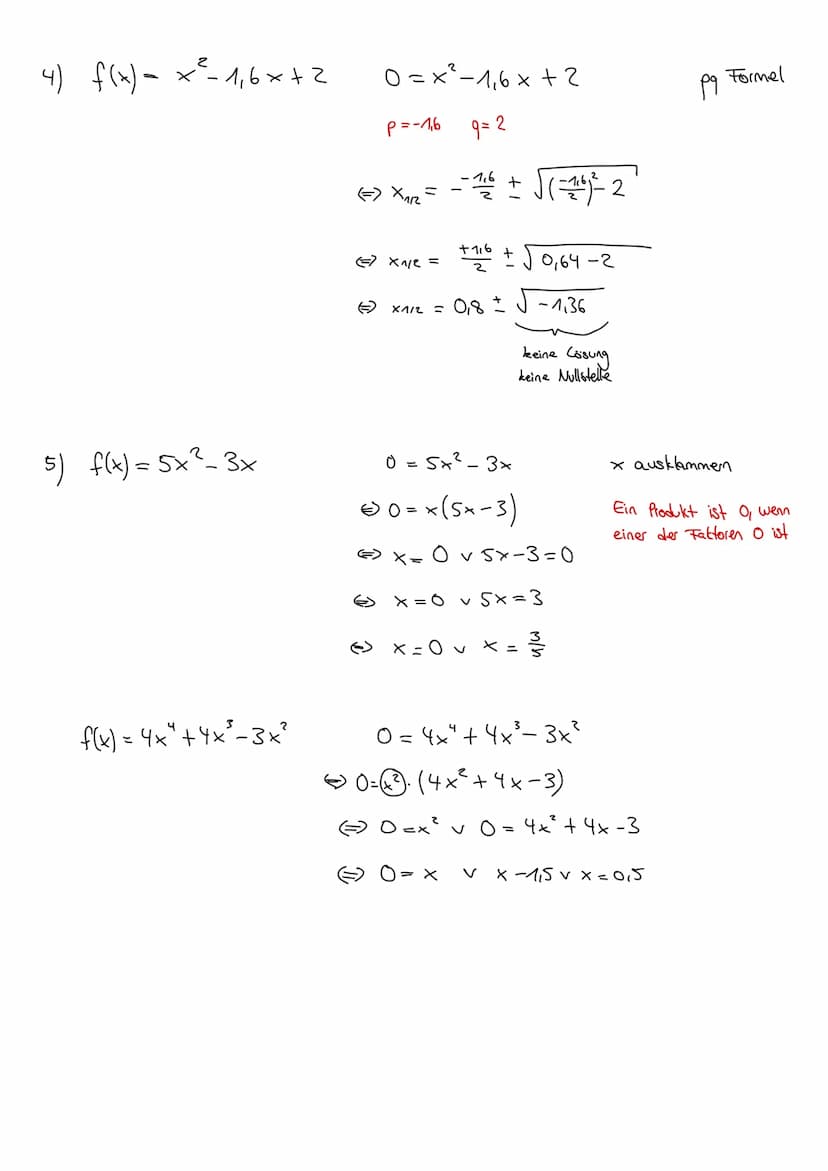 1) f(x) = (x-2,5) ²
f(x) = x² - 121
2) f(x) = x² - 6x +9
2
3) f(x)=x²-1,6x +2
Nullstellen
0=(x-2,5)²
0 = x -2,5
2,5 = x
↑
0=x²-121
€121= x²
