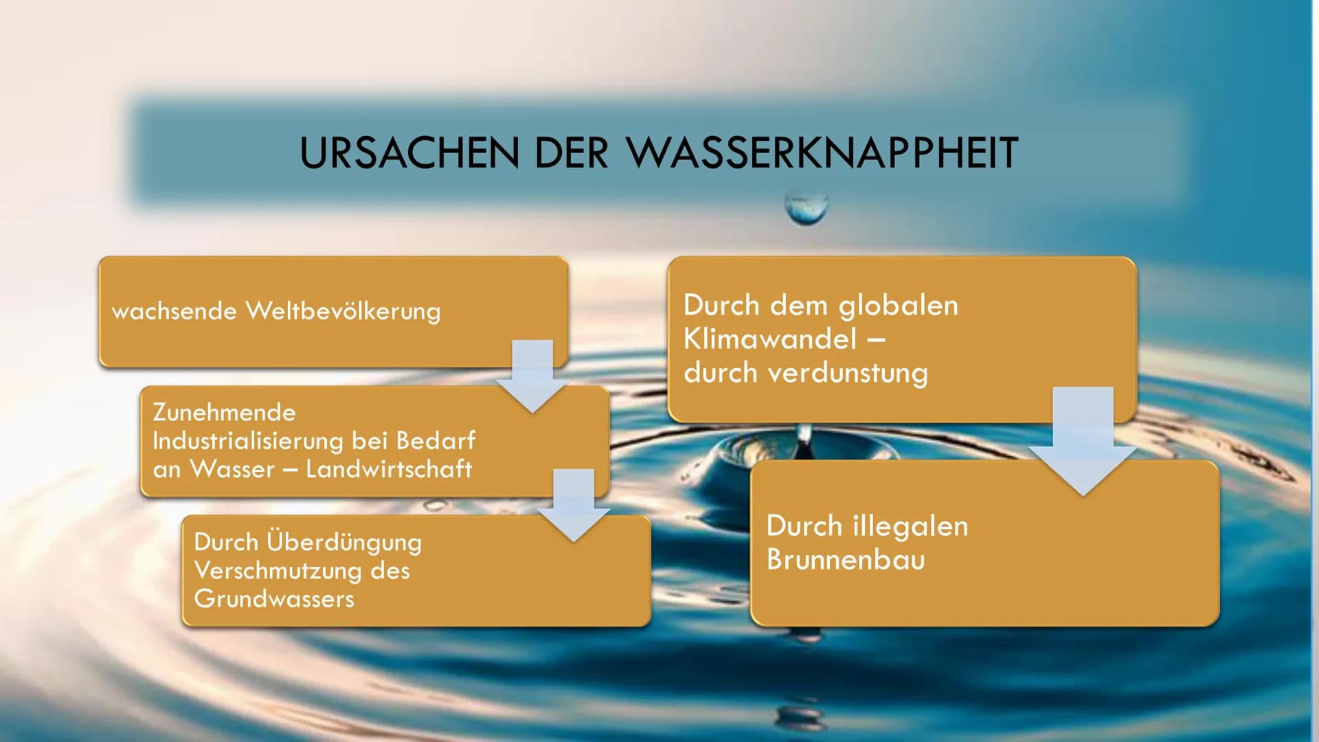 DI
Umkämpftes
Menschenrecht:
Sauberes
Wasser für alle
Sarah, Milu, Philipp, Lucas,
Tobias, Bastian, Marlon Warum haben wir das Thema gewählt