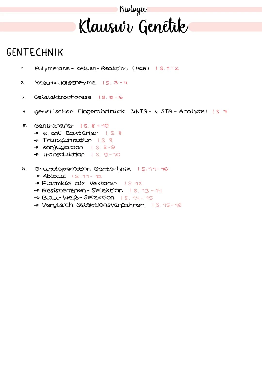 Gentechnische Werkzeuge & Verfahren | Genetik