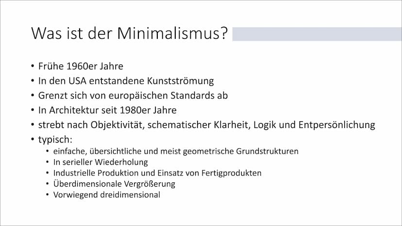 Minimalismus und
Konzeptkunst
Anka Mergenhagen Inhalt
• Was ist der Minimalismus?
• Was ist die Konzeptkunst?
• Sol LeWitt
●
Donald Judd
Geg