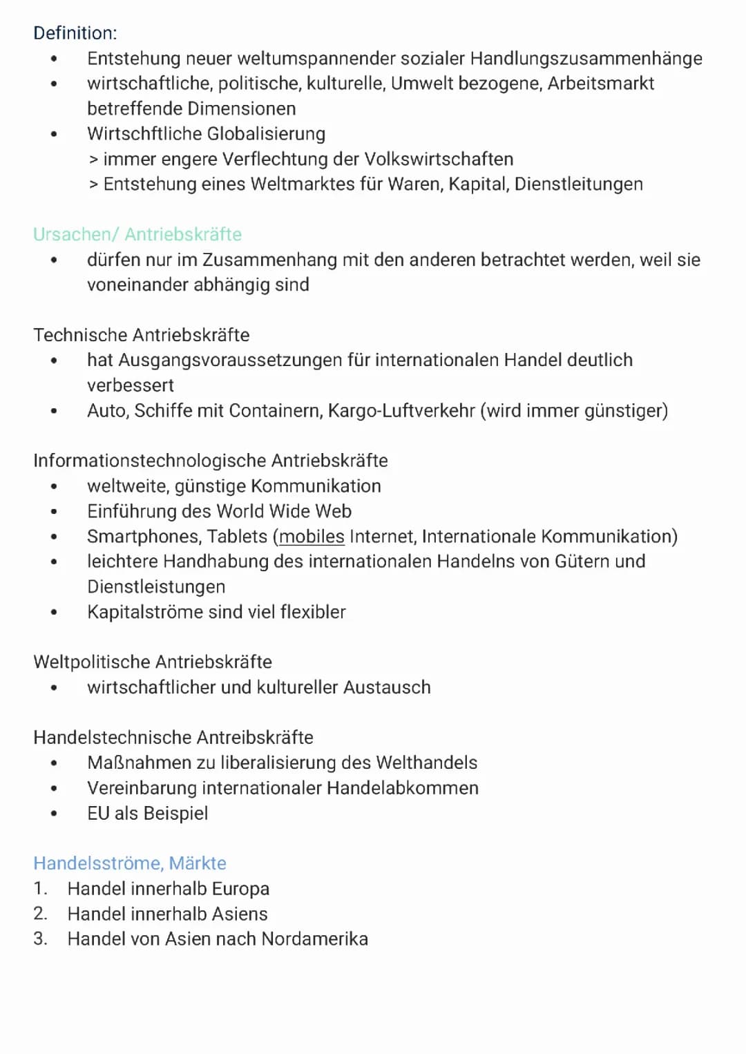 Globalisierung 