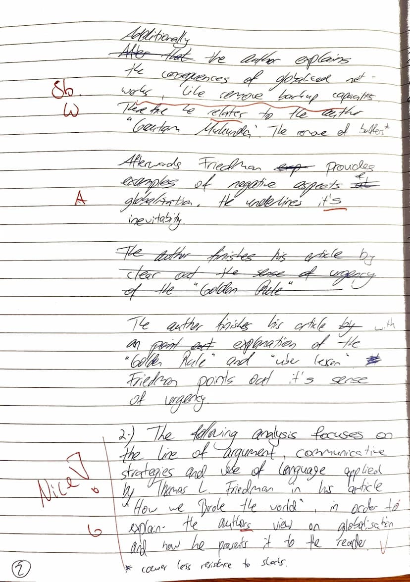 LK ENGLISCH Q1.1
NAME:
WRITTEN EXAM NO.1 (23.9.2022)
GLOBALIZATION
Nits
Resebege
5
10
10
15
20
25
30
35
KLAUSURTEIL A:
How We Broke the Worl