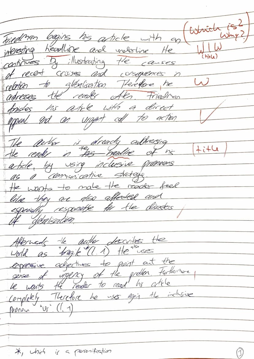 LK ENGLISCH Q1.1
NAME:
WRITTEN EXAM NO.1 (23.9.2022)
GLOBALIZATION
Nits
Resebege
5
10
10
15
20
25
30
35
KLAUSURTEIL A:
How We Broke the Worl