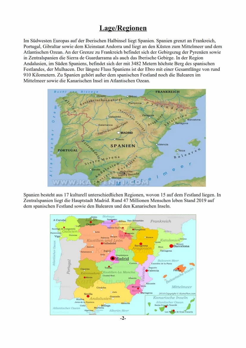 Arbeitslehre Hauswirtschaft
Ausarbeitung zum Thema:
Spanische Küche
ww ●
●
●
●
●
Spanien
Lage/Regionen
Klima/Vegetation
Geschichte
• Galicis