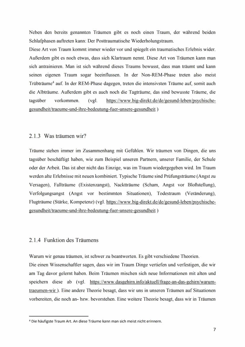 Schule:
Schuljahr:
Kurs:
Betreuender Lehrer:
Facharbeit zum Thema:
Träume
Gymnasium V
2021/2022
Grundkurs Biologie GK2
Frau
vorgelegt von:
L