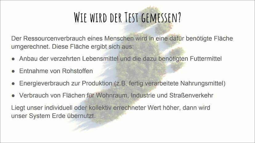 DER ÖKOLOGISCHE
FUBABDRUCK GLIEDERUNG
Definition
• Ökologischer Fußabdruck nach Wackernagel und Rees
• Wie wird der Test gemessen?
Der CO₂ -